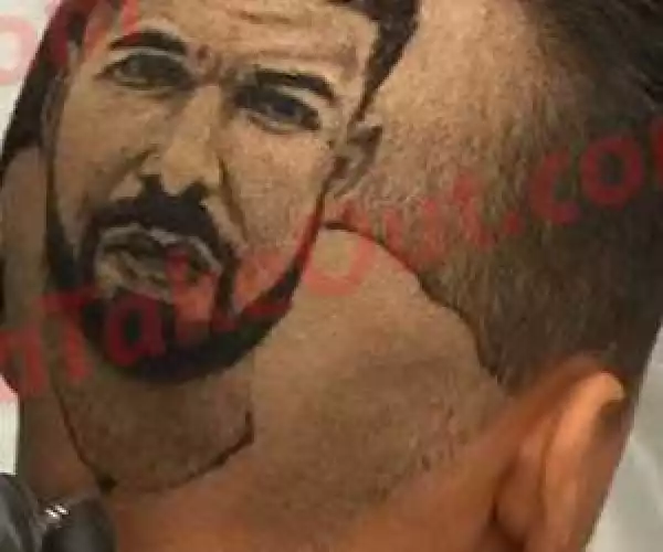 Photos: See What Crazy Fan Of Drake Did To His Head